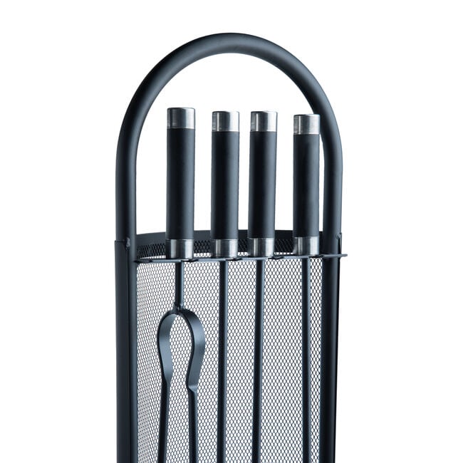 Silverflame 26" Companion Set In Crescent Holder